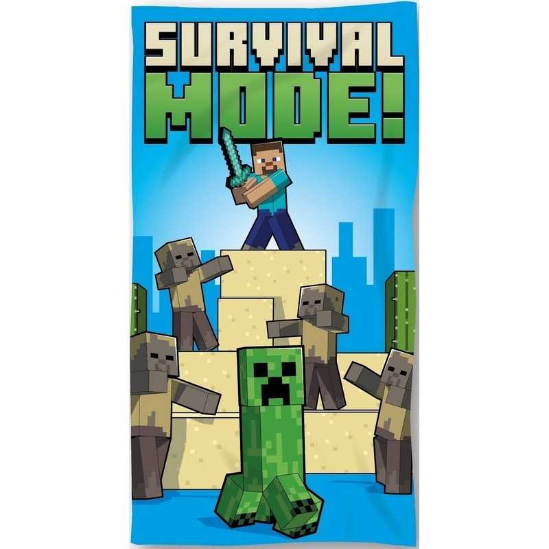 Drap de plage ou Serviette de bain Minecraft