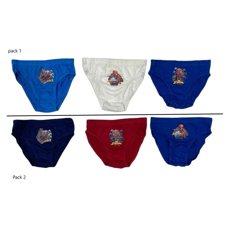 Ensemble de 3 Slips Marvel SpiderMan