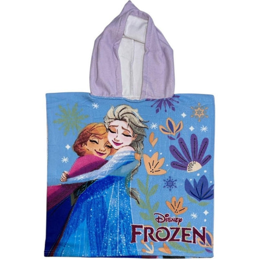 Poncho de bain Frozen Disney à capuche