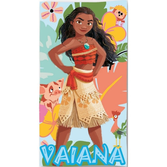 Drap de plage ou drap de bain Vaiana Disney